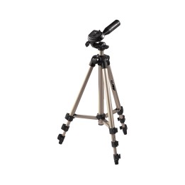 Hama TrÍ­pode para cámaras réflex trÍ­pode extensible aluminio, cabeza 3D, soporte para cámaras de fotos estable, color