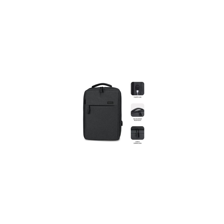 SUBBLIM MOCHILA TRAVELLER AIR PADDING 15.6'' GREY