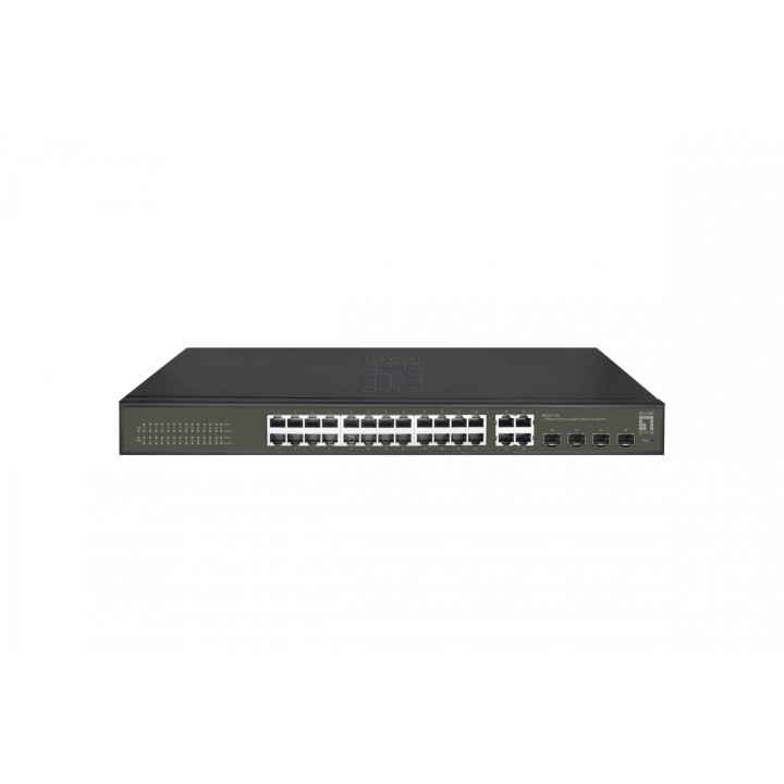 LevelOne GES-2128 switch Gestionado L2 Gigabit Ethernet (10/100/1000) Negro