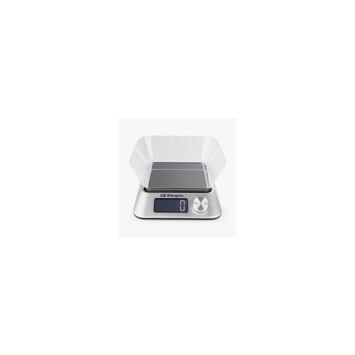 Orbegozo PC 1030 Plata Encimera Rectángulo Báscula electrónica de cocina