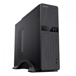 UNYKAch Caja Ordenador Micro ATX UK2011 Con Fuente de Alimentación SFX de 450W incluida, 2 Conectores USB 3.0 y 2 Conectores