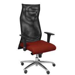 Piqueras y Crespo Sillon Sahuco similpiel granate