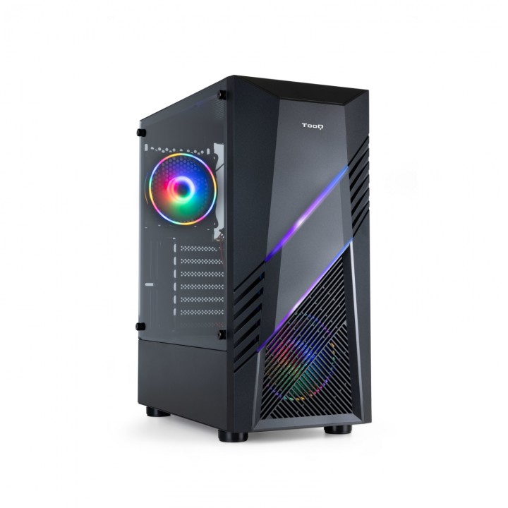 TooQ Caja Semitorre Gaming TQGCC102-B BIOHAZARD Negra