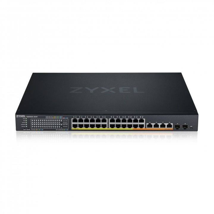 Zyxel XMG1930-30HP Gestionado L3 2.5G Ethernet (100/1000/2500) EnergÍ­a sobre Ethernet (PoE) 1U Negro