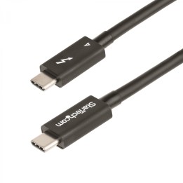 StarTech.com Cable de 0,5m Thunderbolt 4 - 40Gbps - PD 100W - VÍ­deo 4K/8K - Cable Thunderbolt 4 con Certificación Intel -