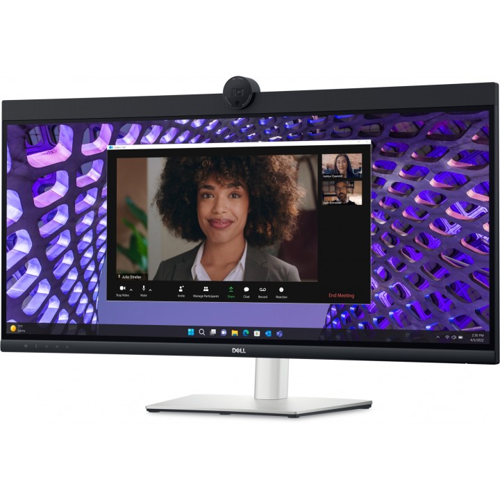 DELL P Series P3424WEB pantalla para PC 86,7 cm (34.1") 3440 x 1440 Pixeles 4K Ultra HD LCD Negro