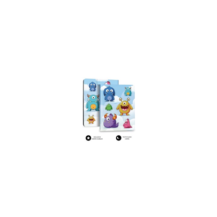 SUBBLIM Funda Tablet Universal TRENDY CASE MONSTERS 11"