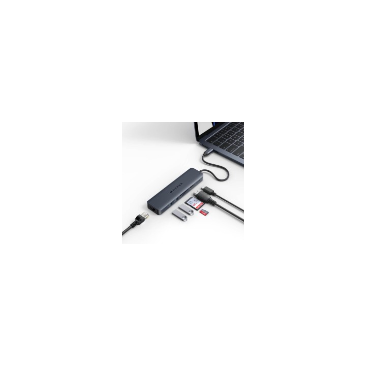 Targus HD4003GL hub de interfaz USB Tipo C 10000 Mbit/s Azul