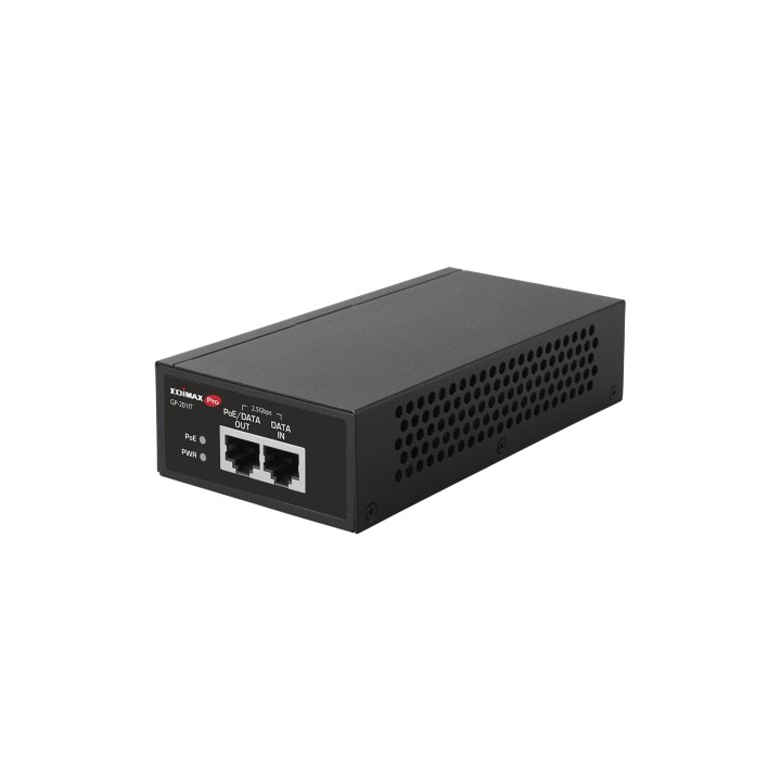 Edimax GP-201IT adaptador e inyector de PoE 2.5 Gigabit Ethernet, Ethernet rápido, Gigabit Ethernet