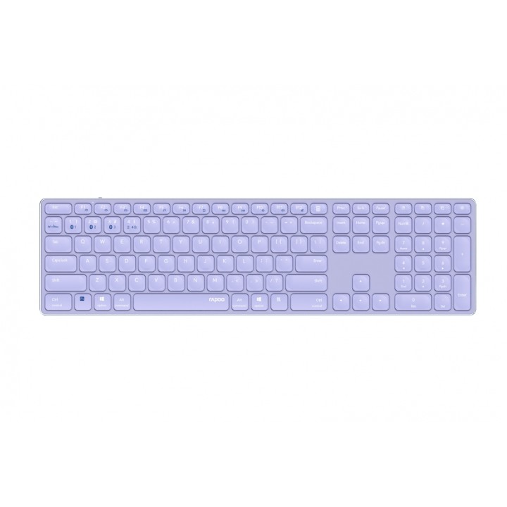Rapoo E9800M teclado Bluetooth QWERTY Púrpura