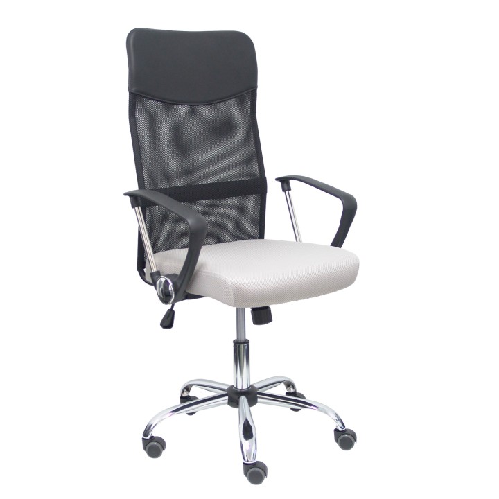 Piqueras y Crespo Silla Gontar respaldo malla negro asiento gris claro