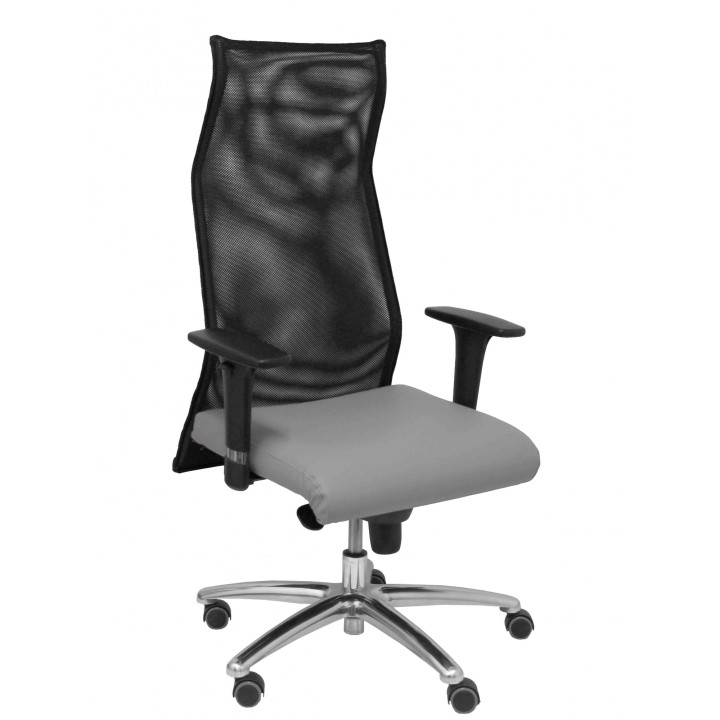 Piqueras y Crespo Sillon Sahuco similpiel gris