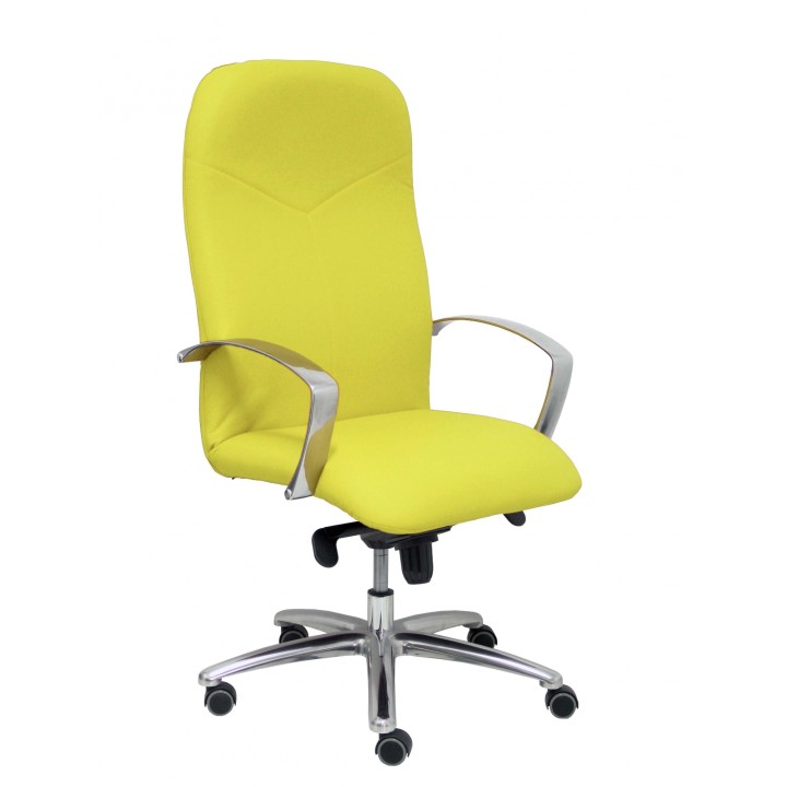 Piqueras y Crespo Sillon Caudete similpiel amarillo