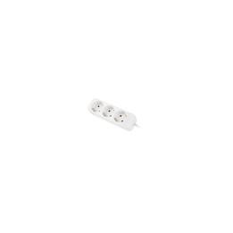 Lanberg PS0-03F-0150-W base múltiple 1,5 m 3 salidas AC Interior Blanco
