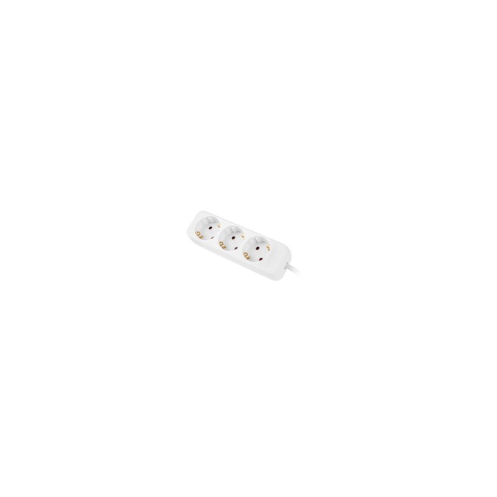 Lanberg PS0-03F-0150-W base múltiple 1,5 m 3 salidas AC Interior Blanco