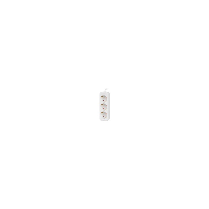 Lanberg PS0-03F-0150-W base múltiple 1,5 m 3 salidas AC Interior Blanco