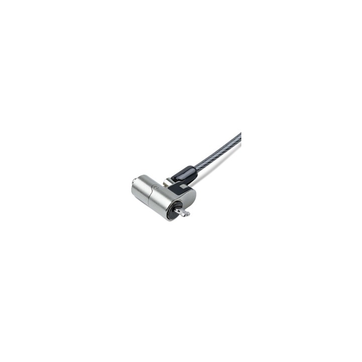StarTech.com NANOK-LAPTOP-LOCK cable antirrobo Negro, Plata 2 m