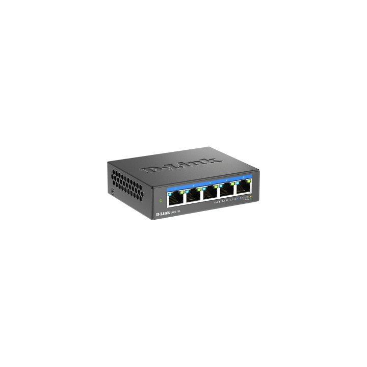 D-Link DMS-105 No administrado L2 2.5G Ethernet (100/1000/2500) Negro