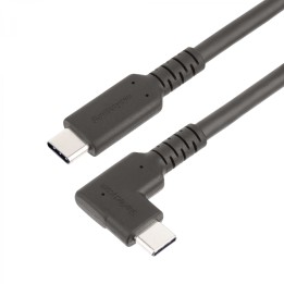 StarTech.com Cable de 50cm USB-C Resistente Acodado a la Derecha - USB 3.2 Gen 2 (10 Gbps) - Cable de Transferencia USB Tipo C