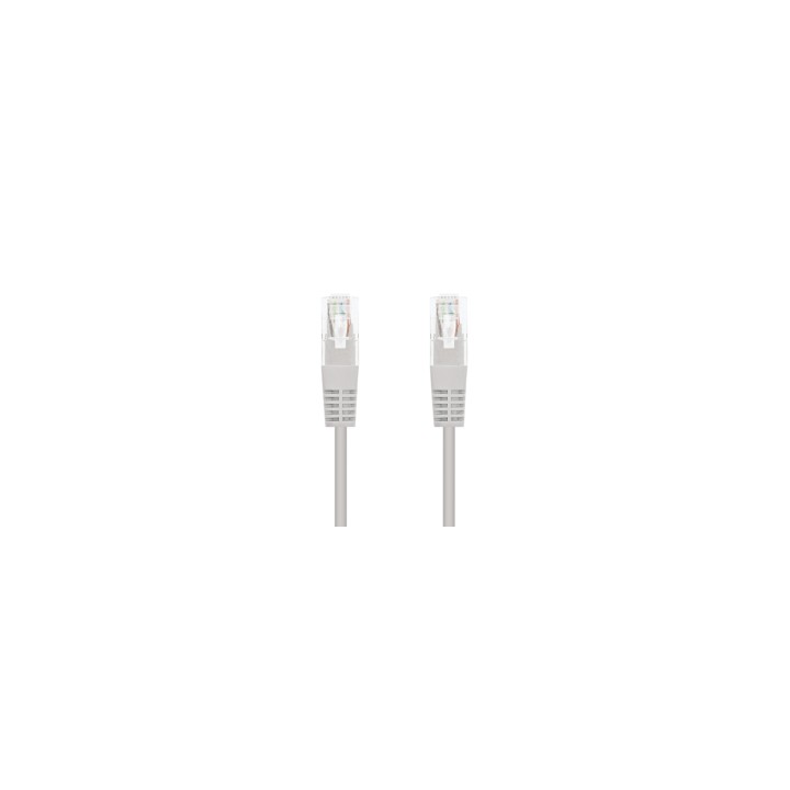 Nanocable Cable de Red Latiguillo RJ45 CAT.6 UTP AWG24, Gris, 30 m