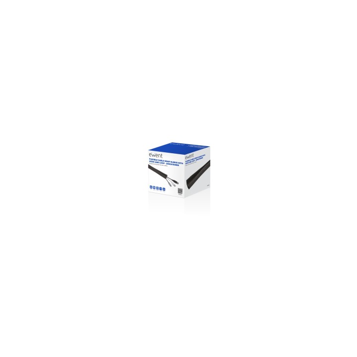 Ewent EW1558 organizador de cables Universal Pasacables Negro 1 pieza(s)