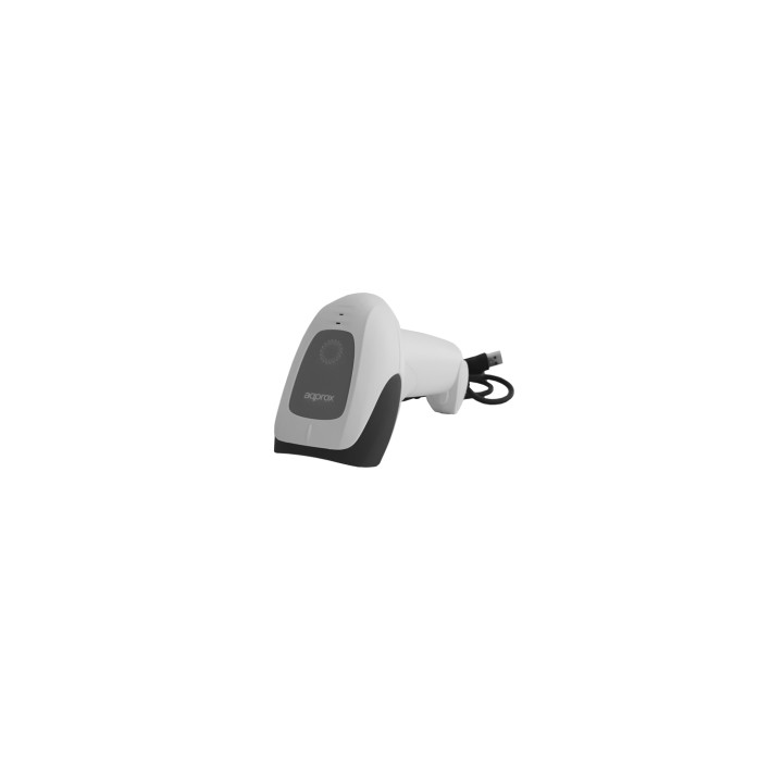 Approx AppLS11ASWH Lector Códigos de Barras USB Blanco