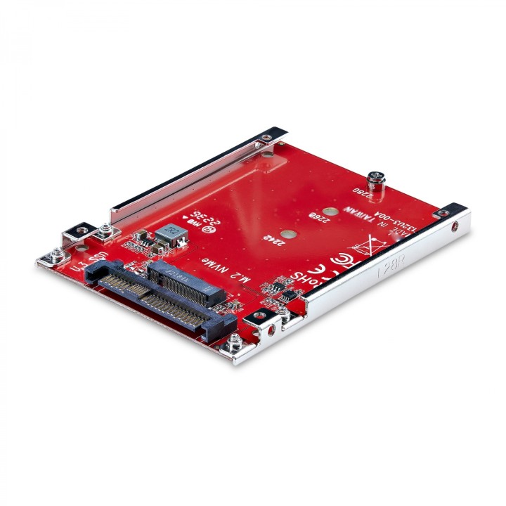 StarTech.com Adaptador M.2 a U.3 para SSDs M.2 NVMe - Conversor Adaptador de Host de Unidad M.2 PCIe a U.3 de 2,5 (SFF-TA-1001)