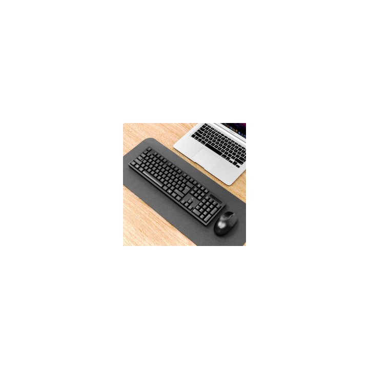 Ewent EW3281 teclado Ratón incluido RF inalámbrico QWERTY Español Negro