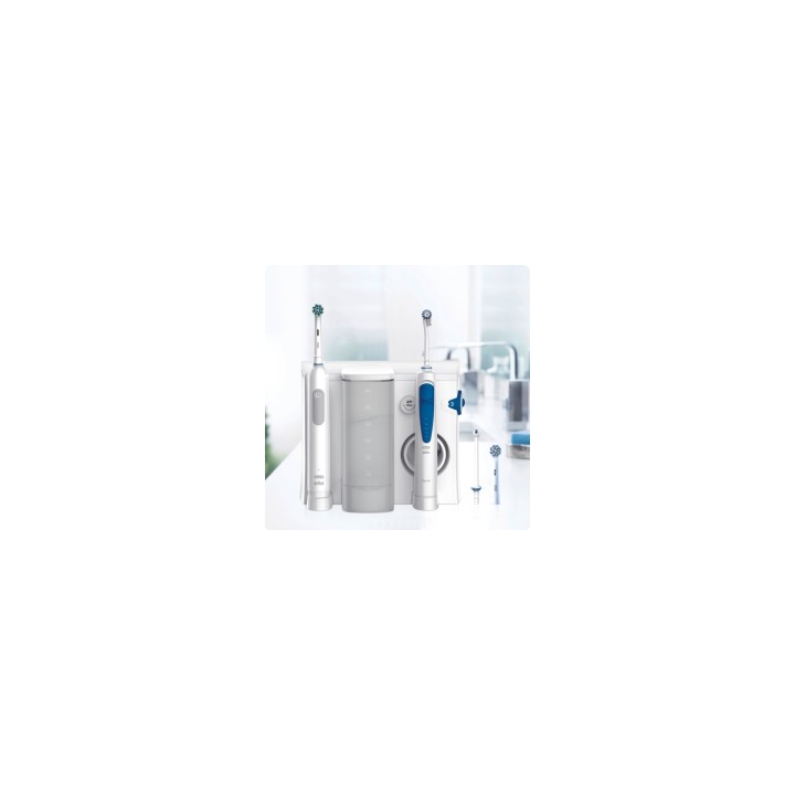 Oral-B Idropulsore Health Center Adulto Cepillo dental oscilante Azul, Blanco