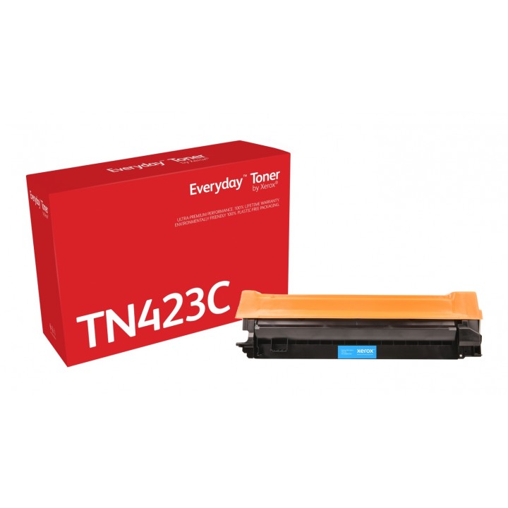 Everyday El tóner &trade; Cian de Xerox es compatible con Brother TN-423C, High capacity