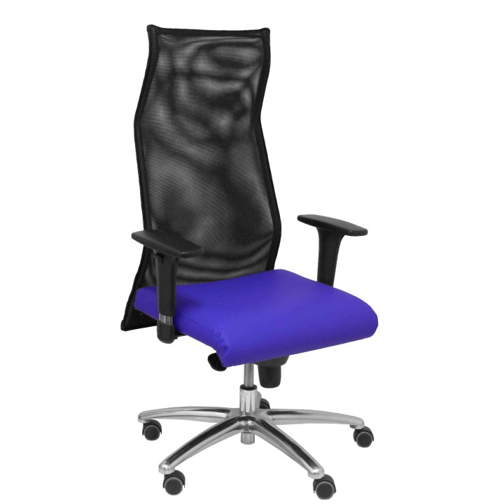 Piqueras y Crespo Sillon Sahuco similpiel azul