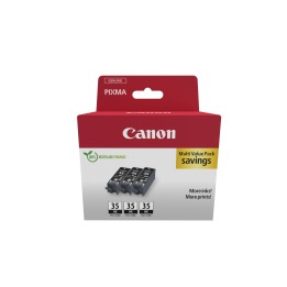 Canon 1509B028 cartucho de tinta 3 pieza(s) Original Negro