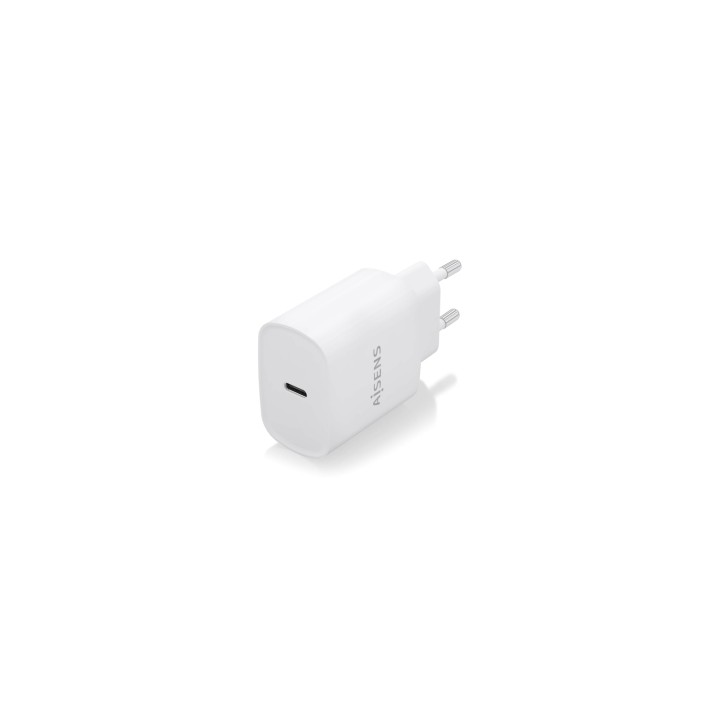 AISENS Cargador USB-C PD3.0 1 Puerto 1xUSB-C 20W, Blanco
