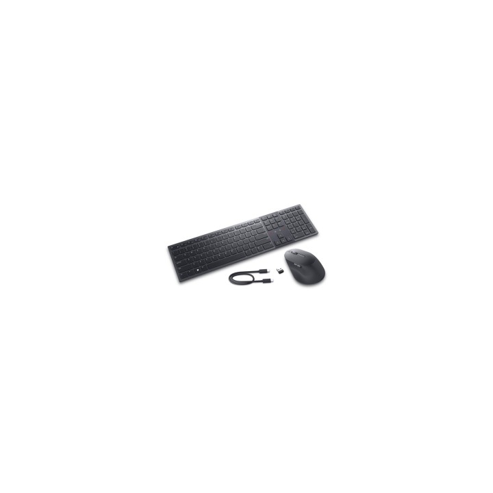 DELL KM900 teclado Ratón incluido RF Wireless + Bluetooth QWERTZ Alemán Grafito