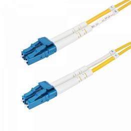 StarTech.com Cable de Fibra Í“ptica Dúplex LC a LC (UPC) OS2 Monomodo de 1m - 9/125Âµm - 10G - Resistente a Dobleces - Low