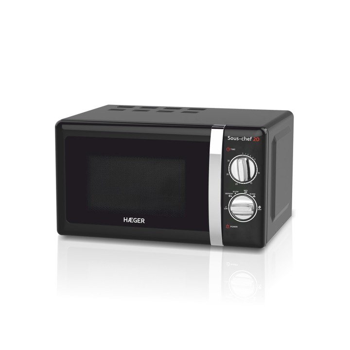 Haeger MW-70B.007A microondas Encimera Solo microondas 20 L 1150 W Negro