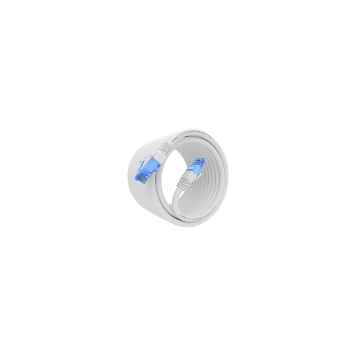 AISENS Cable De Red Latiguillo RJ45 Cat.6 UTP AWG26 CCA, Blanco, 7.5 m