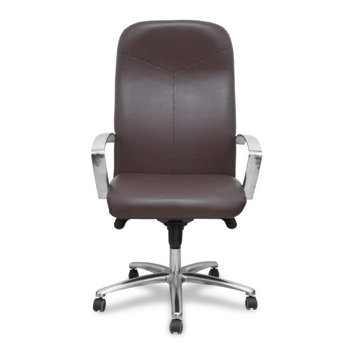 Piqueras y Crespo Sillón Caudete similpiel marron oscuro