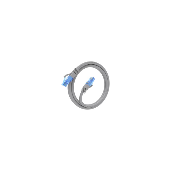 AISENS Cable De Red Latiguillo RJ45 Cat.6 UTP AWG26 CCA, Gris, 1.5 m