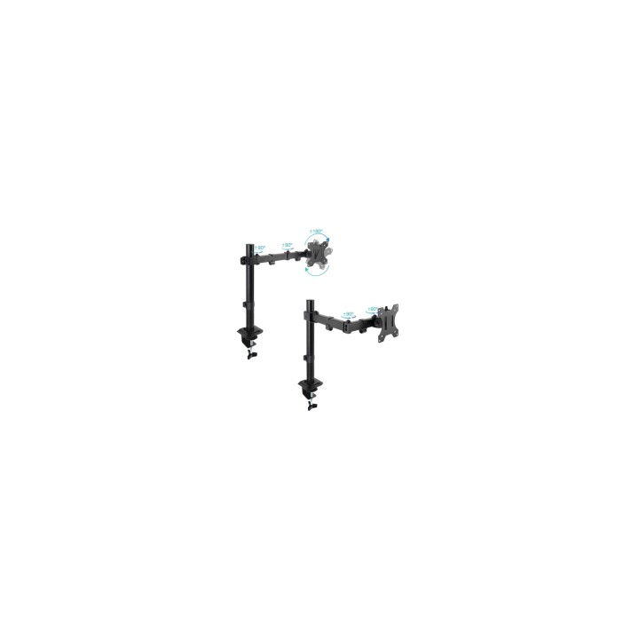 TooQ Soporte de Mesa para Pantalla 17"-32", Negro