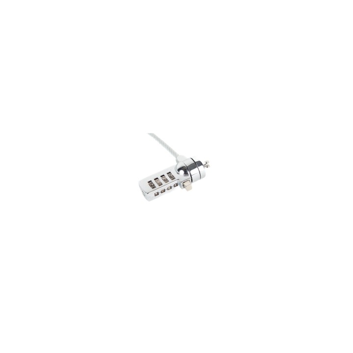 iggual Secure 4D cable antirrobo Plata 1,5 m