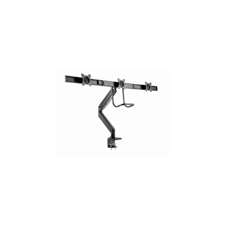 Gembird MA-DA3-03 soporte para monitor 68,6 cm (27") Negro Escritorio