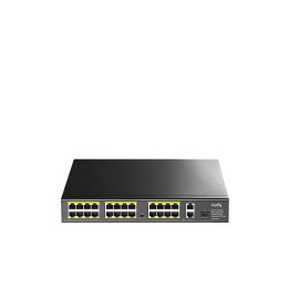 Cudy FS1026PS1 switch No administrado Gigabit Ethernet (10/100/1000) EnergÍ­a sobre Ethernet (PoE) Negro