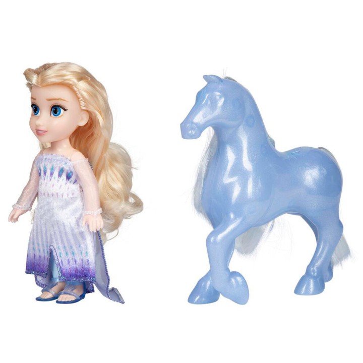 Muñeca Elsa + Nokk Frozen Disney 15cm