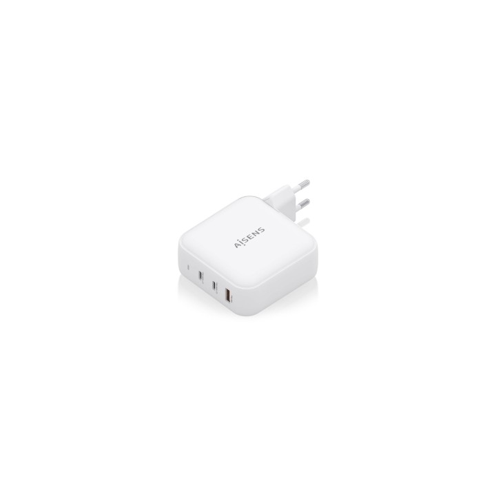 AISENS Cargador GaN 140W, 2xUSB-C PD3.1 QC4.0, 1xUSB-A QC3.0, Blanco
