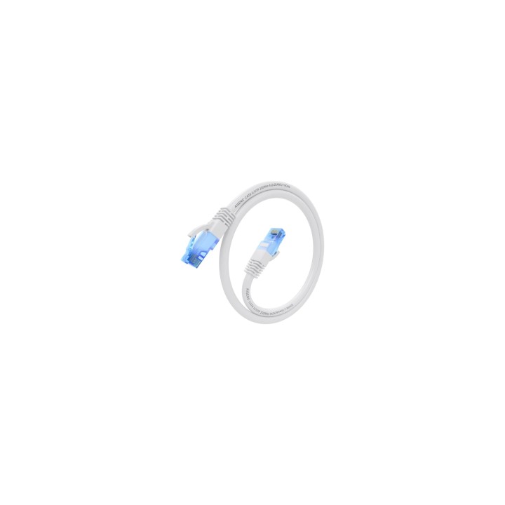 AISENS Cable De Red Latiguillo RJ45 Cat.6 UTP AWG26 CCA, Blanco, 30 cm