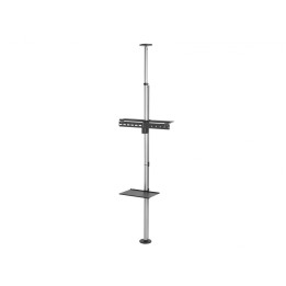 Equip 650621 soporte para TV 177,8 cm (70") Negro, Acero inoxidable