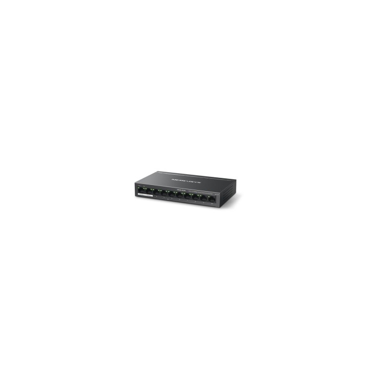 Mercusys MS110P switch Gestionado Fast Ethernet (10/100) EnergÍ­a sobre Ethernet (PoE) Negro