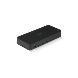 Lindy 43366 base para portátil y replicador de puertos Acoplamiento USB 3.2 Gen 2 (3.1 Gen 2) Type-C Negro