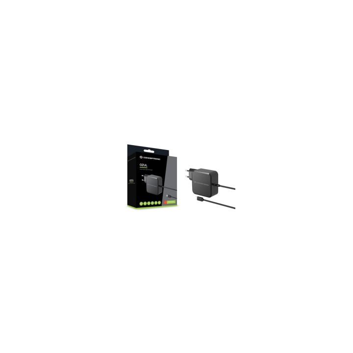 Conceptronic OZUL05BE cargador de dispositivo móvil Universal Negro Corriente alterna Interior